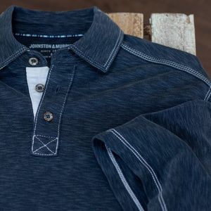 Johnston & Murphy Vintage Slub Polo